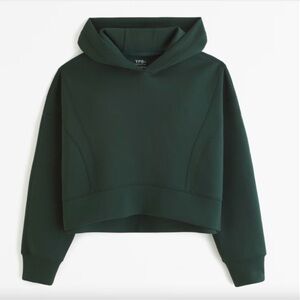YPB Abercrombie Green Crop Hoodie